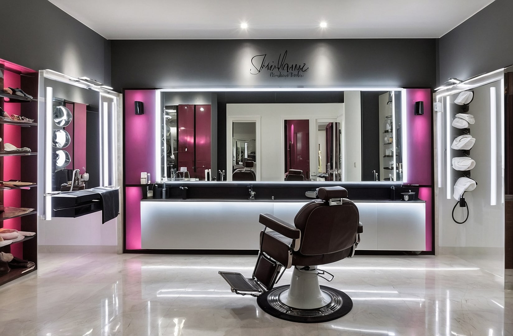Herramientas de barbería profesional.